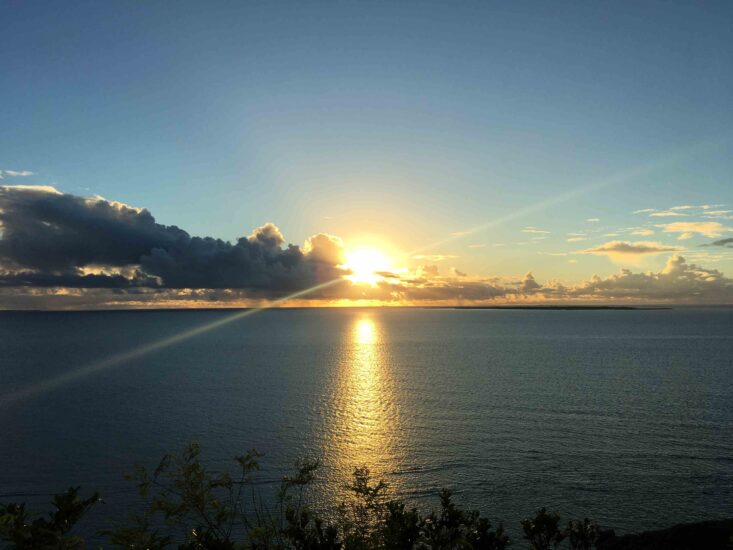 【海の風景】タイムラプス：④南城市・知念岬公園からの日の出