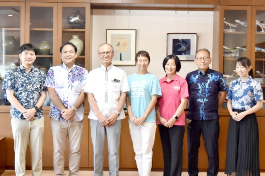 市内3か所のごみ調査の結果を宮古島市長へ報告してきました！